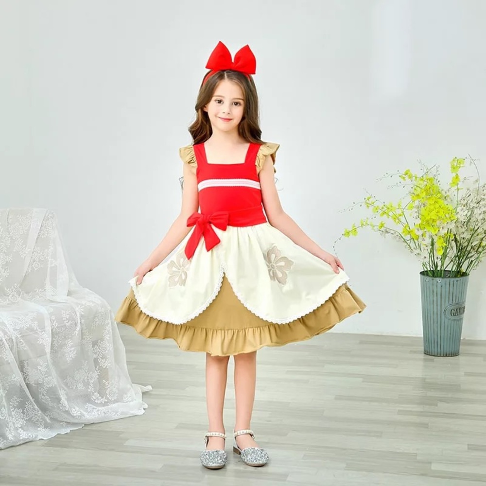Luxury Embroidered Moana Costume Dress - Picture 6 of 9